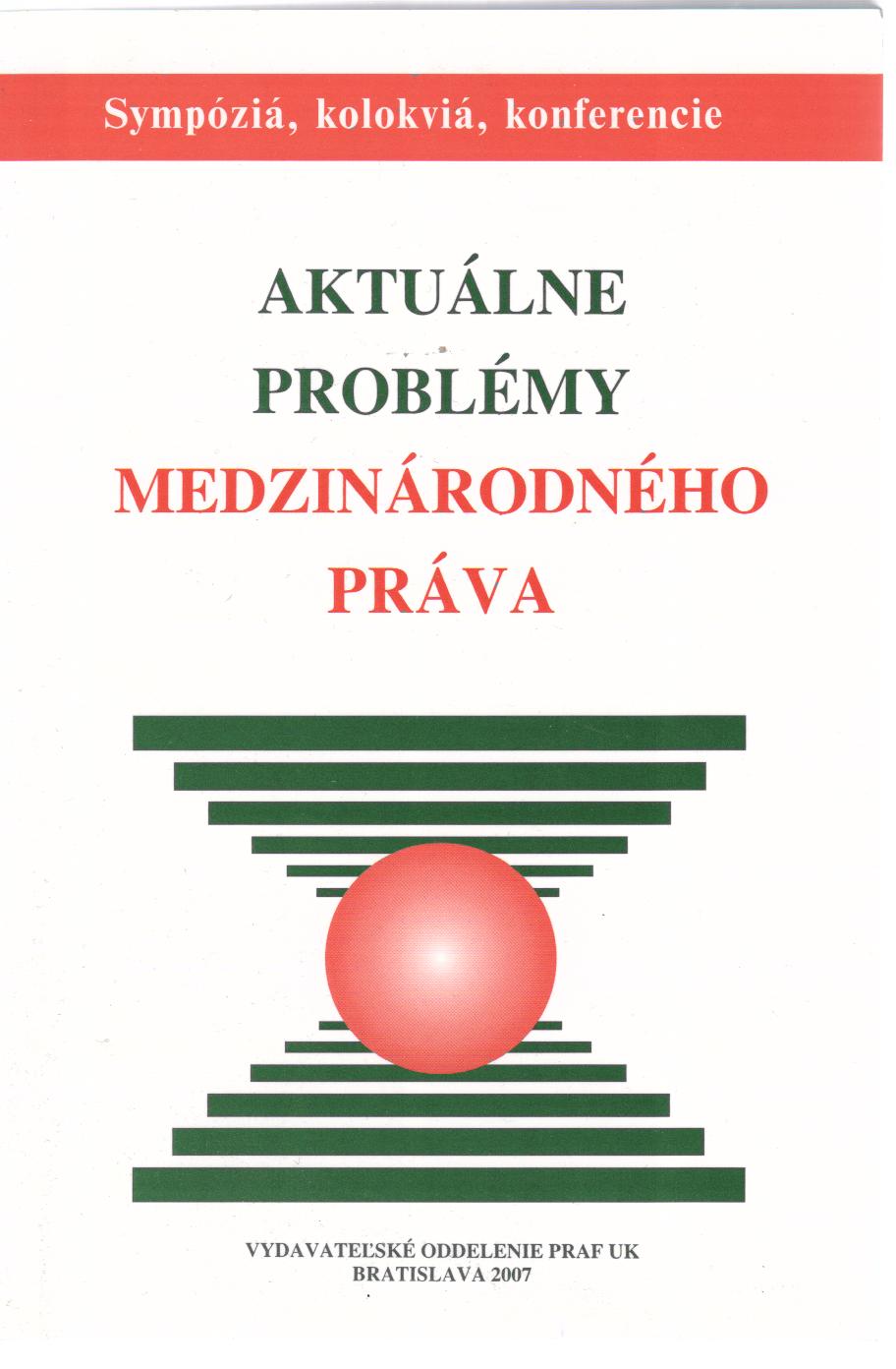 Aktuálne problémy medzinárodného práva