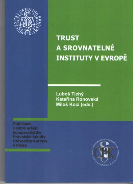 Trust a srovnatelné instituty v Evropě