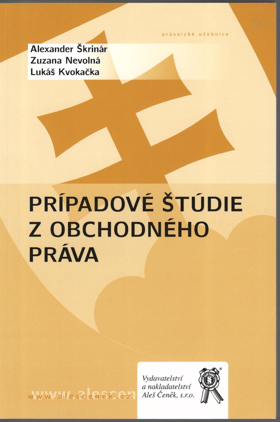 Prípadové štúdie z obchodného práva 1.