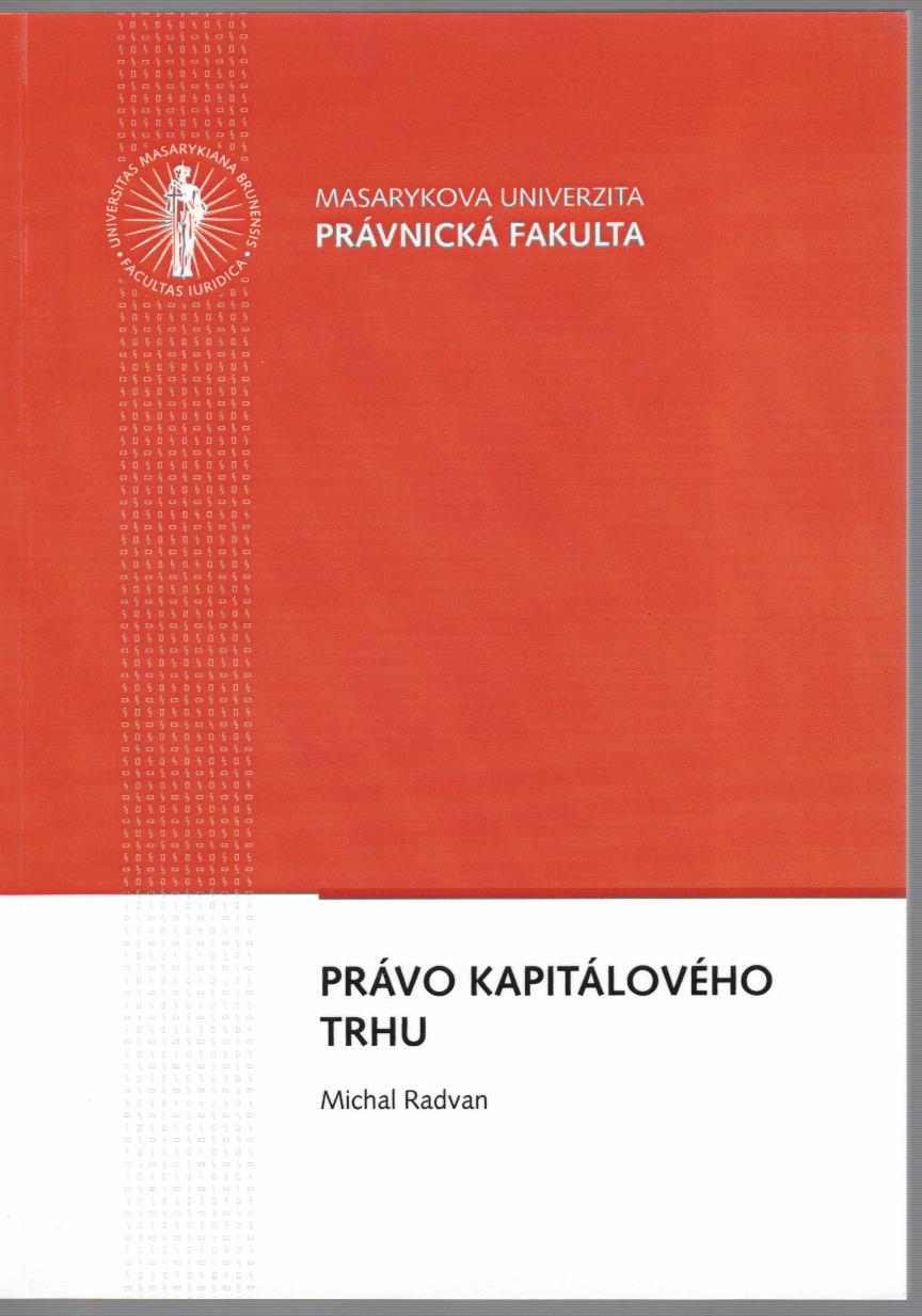 Právo kapitálového trhu