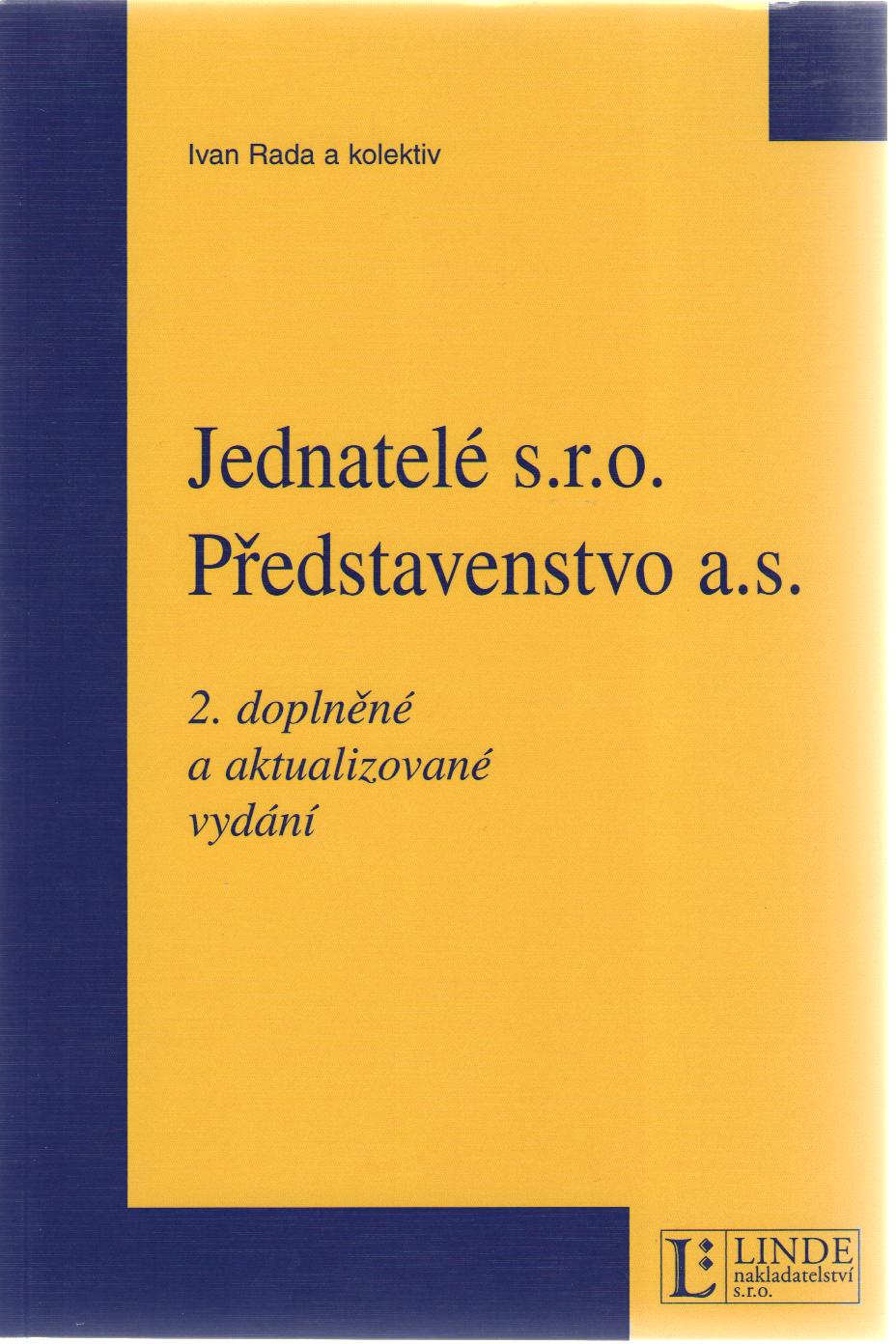 Jednatelé s.r.o. Představenstvo a.s., 2.vyd.