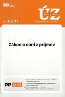 ÚZ Zákon o dani z príjmov