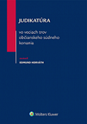 Judikatúra vo veciach trov občianskeho súdneho konania