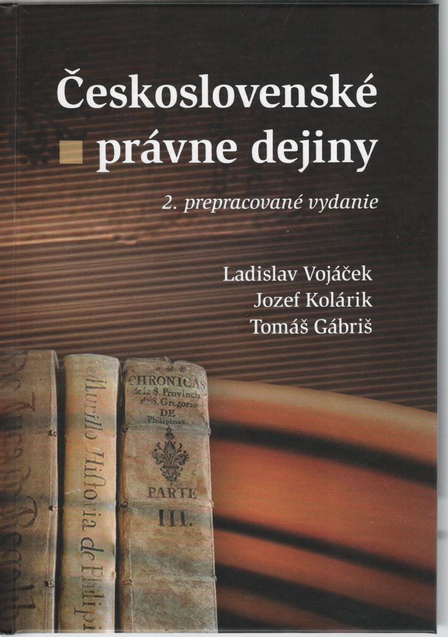 Československé právne dejiny, 2.vyd.