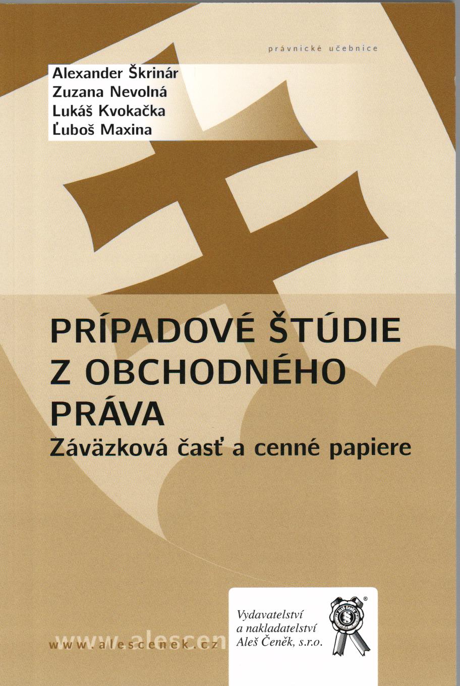 Prípadové štúdie z obchodného práva 2.