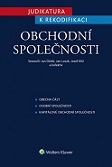 Judikatura k rekodifikaci - Obchodní společnosti