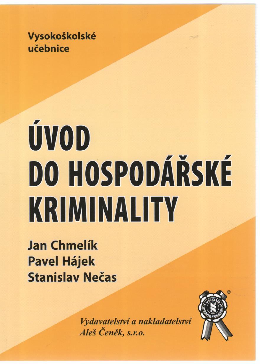 Úvod do hospodářské kriminality