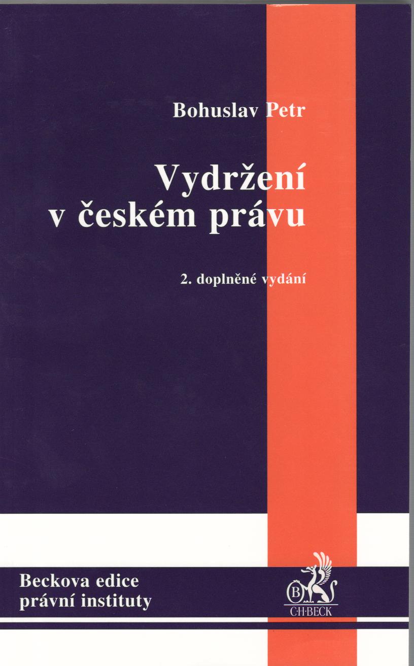 Vydržení v českém právu, 2.vyd.