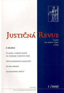 Justičná revue 1/2017 + CD