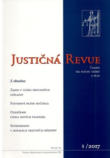 Justičná revue 5/2017 + CD