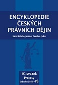 Encyklopedie českých právních dějin, IX. svazek Procesy (od roku 1950) - Pů