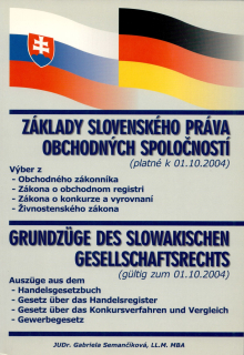Základy slovenského práva obchodných spoločností
