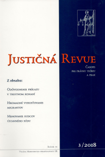 Justičná revue 3/2018 + CD