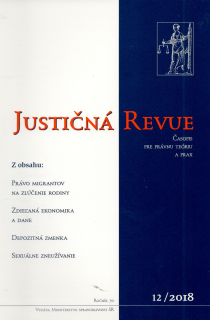 Justičná revue 12/2018 + CD