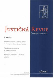Justičná revue 3/2011 + CD