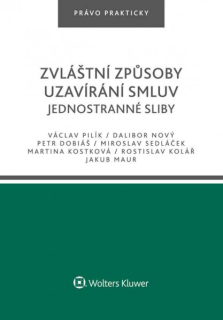 Zvláštní způsoby uzavírání smluv. Jednostranné sliby