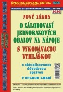 Zákon o zálohovaní jednorazových obalov na nápoje s vykonávacou vyhláškou