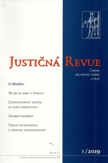 Justičná revue 1/2019 + CD