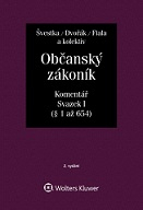 Občanský zákoník. Komentář. Svazek I., 2.vydání