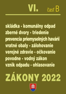 Zákony 2022 VI. časť B