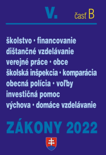 Zákony 2022 V. časť B