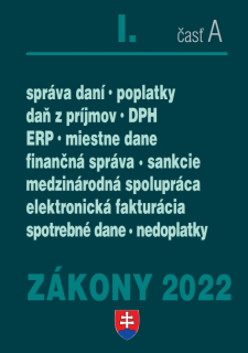 Zákony 2022 I. časť A