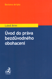 Úvod do práva bezdůvodného obohacení