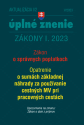 Zákon o správnych poplatkoch. Opatrenie o sumách základnej náhrady za používanie