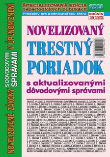 Novelizovaný Trestný poriadok v úplnom znení