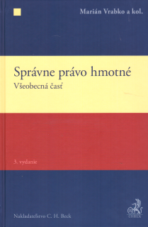 Správne právo hmotné. Všeobecná časť