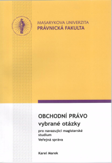 Obchodní právo - vybrané otázky