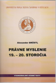 Právne myslenie 19.-20. storočia