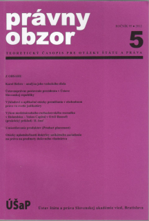Právny obzor 5/2012