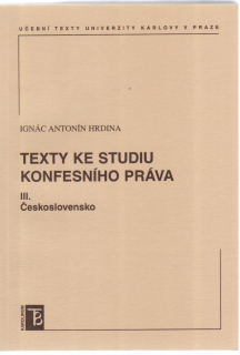 Texty ke studiu konfesního práva III.