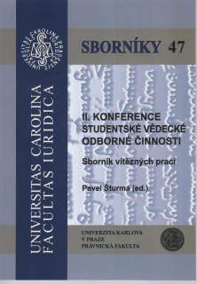 II. Konference studentské vědecké odborné činnosti - Sborník vítězných prací