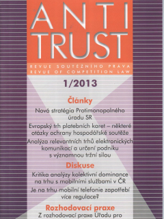 Antitrust č.1/2013