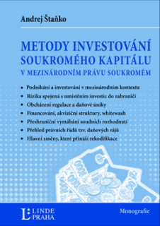 Metody investování soukromého kapitálu v mezinárodním právu soukromém