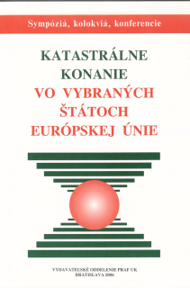 Katastrálne konanie vo vybraných štátoch Európskej únie