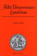 AUC Acta Universitatis Carolinae Iuridica 4/2006