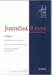 Justičná revue 1/2011 + CD