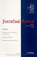 Justičná revue 11/2014 + CD