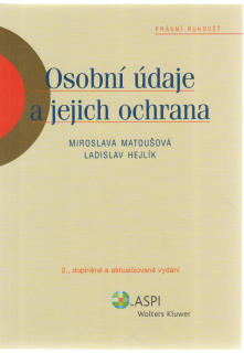 Osobní údaje a jejich ochrana, 2.vydanie