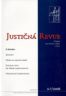Justičná revue 6-7/2016 + CD