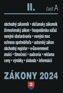 Zákony 2024 II. časť A
