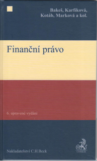 Finanční právo, 6.vydání