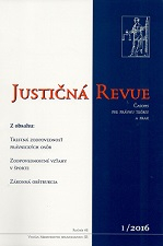 Justičná revue 1/2016 + CD