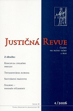 Justičná revue 4/2016 + CD