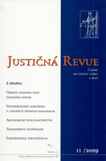 Justičná revue 11/2019 + CD